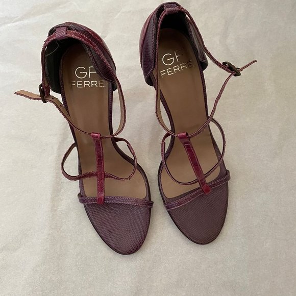 gianfranco ferre stiletto strappy heels - Picture 2 of 6